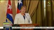 Presidenta Michelle Bachelet cumple segundo día de visita en Cuba