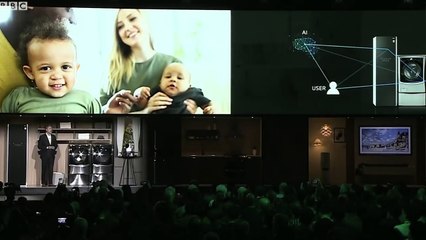 CES 2018- Robot refuses to co-operate with LG chief - BBC News