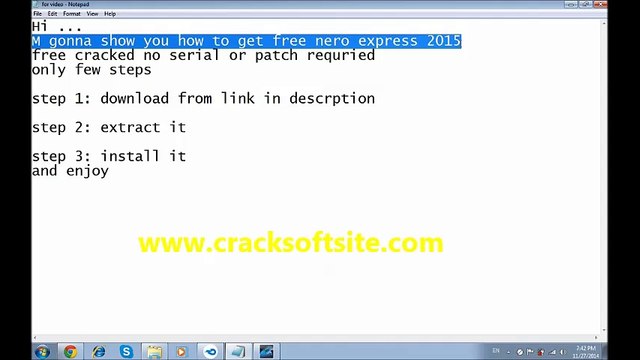 Download nero express 7 completo 2b serial number