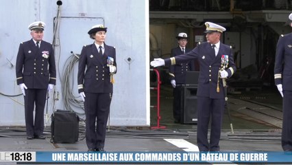 Le 18:18 : une Marseillaise aux commandes d'un bateau de guerre