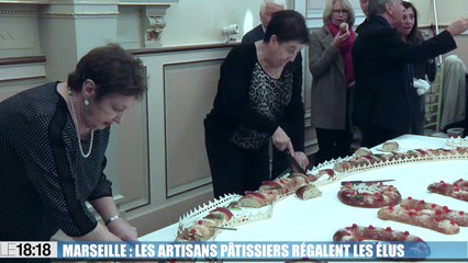 Marseille : les artisans pâtissiers régalent le maire et les élus