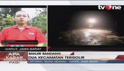 Banjir Bandang Kembali Terjang Garut, 2 Kecamatan Terisolir