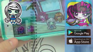 How to Draw Frankie Stein - Draw Monster High Minis Mania Charer | BP