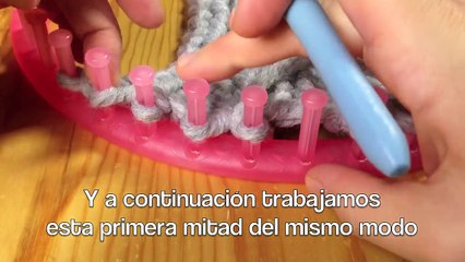 Cómo tejer una cinta turbante / diadema de lana en telar (Tutorial DIY)