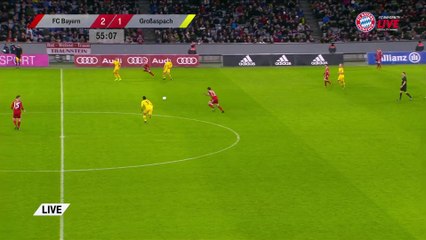 Pascal Sohm Goal HD - Bayern Munchen 2 - 2 Großaspach 09.01.2017 (Full Replay)