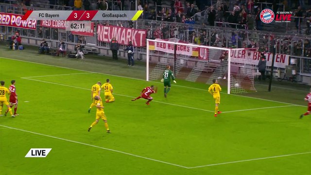 Franck Ribéry second Goal HD - Bayern Munchen 4 - 3 Großaspach 09.01.2017