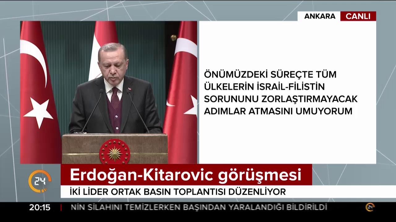 Erdoğan-Kitarovic görüşmesi