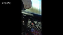 Pilot captures terrifying moment plane crash-lands