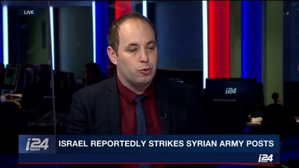 The Syrian Army post that Israel reportedly struck last night