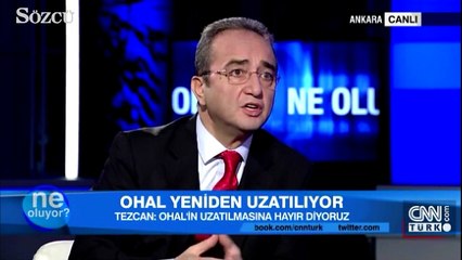 Bülent Tezcan'dan OHAL değerlendirmesi