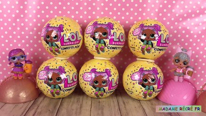 Poupées LOL Surprise Confetti Pop Nouvelle Série 3 Grandes Soeurs | Jouets Surprises LOL