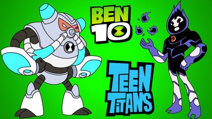 Los jovenes titanes en accion junto a Ben 10 Reboot - Fusiones