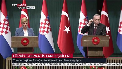 Hırvatistan Cumhurbaşkanı Kitarovic: Türkiye'nin AB yolunda tutulması Birlik açısından hayırlıdır