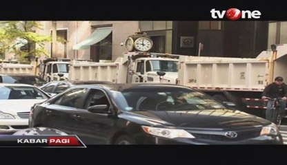 Polisi Jaga Ketat Gedung Trump Tower di Manhattan AS