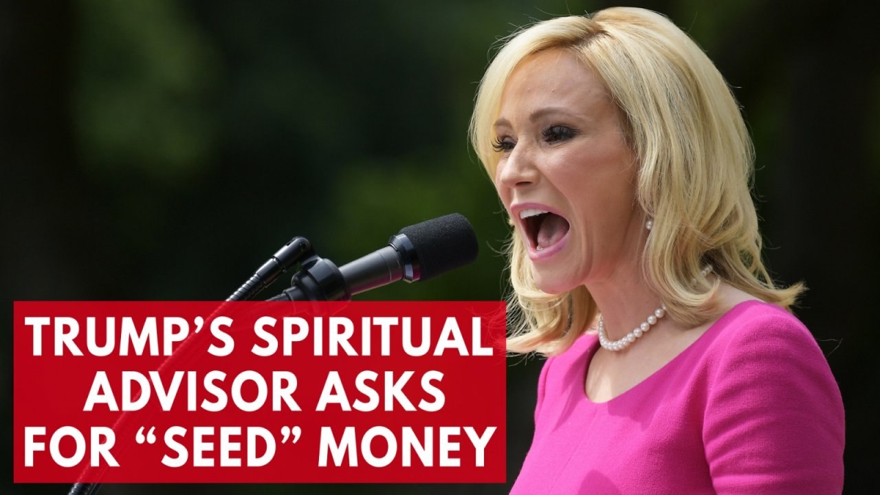 Trump's spiritual adviser warns of consequences from God if followers don't send appropriate donations