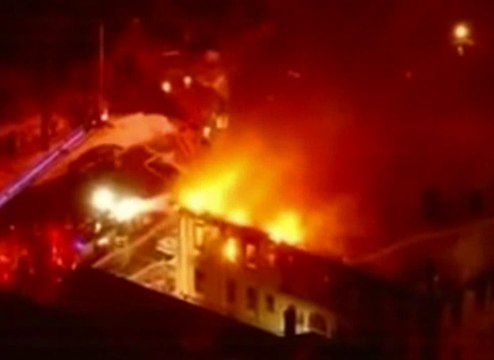 EE.UU: un incendio de grandes proporciones se registró en Massachusetts
