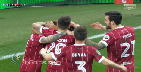 Bobby Reid (pen) Goal - Manchester City 0-1 Bristol City - 09.01.2018 ᴴᴰ