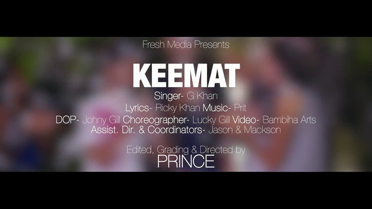 Keemat by G Khan's  _ Punjabi Romantic Song