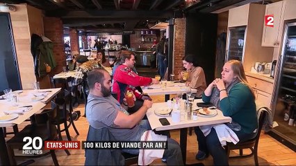 États-Unis : 100 kilos de viande par an