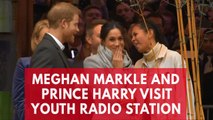 Meghan Markle visit youth radio station in Brixton on her second official Royal engagement with Prince Harry