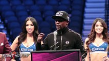 FLOYD MAYWEATHER'S COMPLETE POST FIGHT PRESS CONFERENCE VIDEO - MAYWEATHER VS MCGREGOR