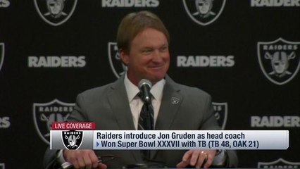 Jon Gruden: 'We're not getting ownership' of Oakland Raiders