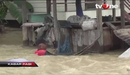 Hujan Lebat di Garut, Tanggul Sungai Cilencang Jebol
