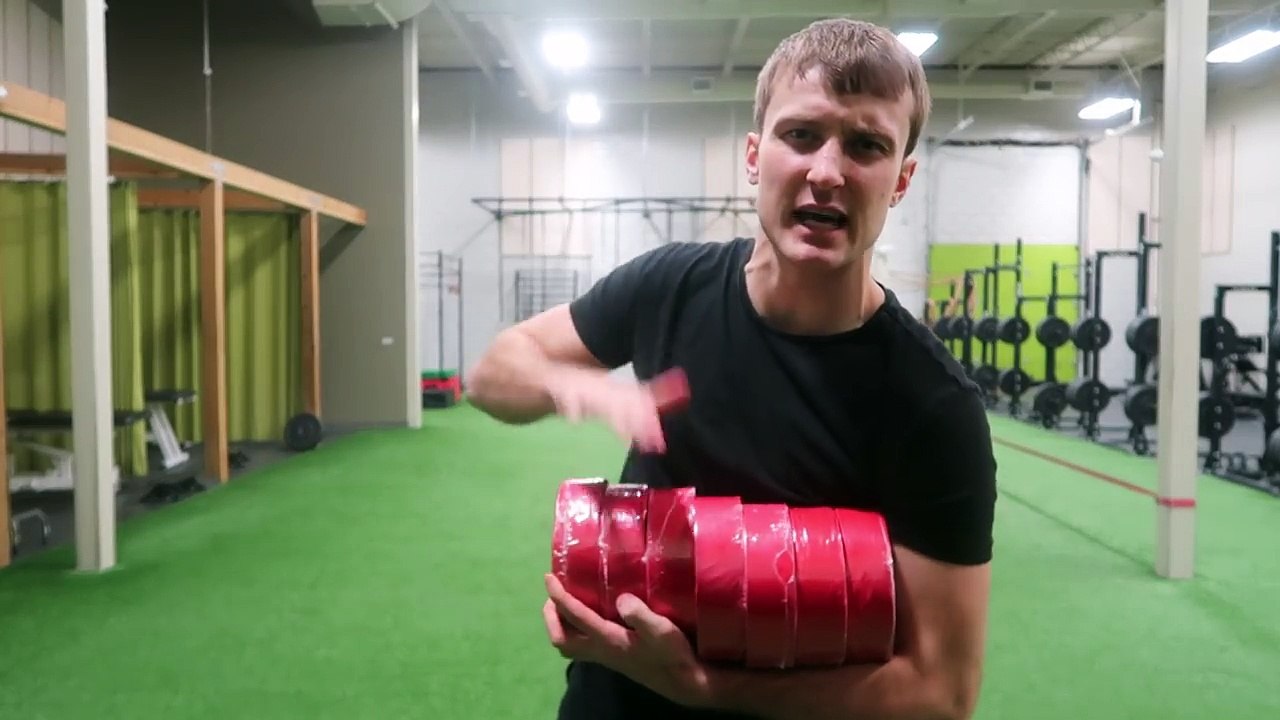 100 LAYERS OF DUCT TAPE (DANGER ALERT) UNBREAKABLE WALL