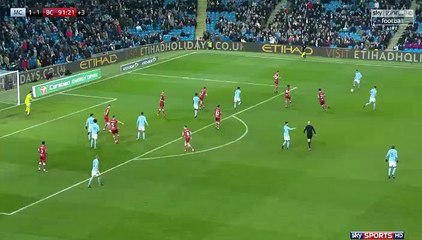 Sergio Aguero Goal HD -Manchester City_2-1_Bristol City 09.01.2018