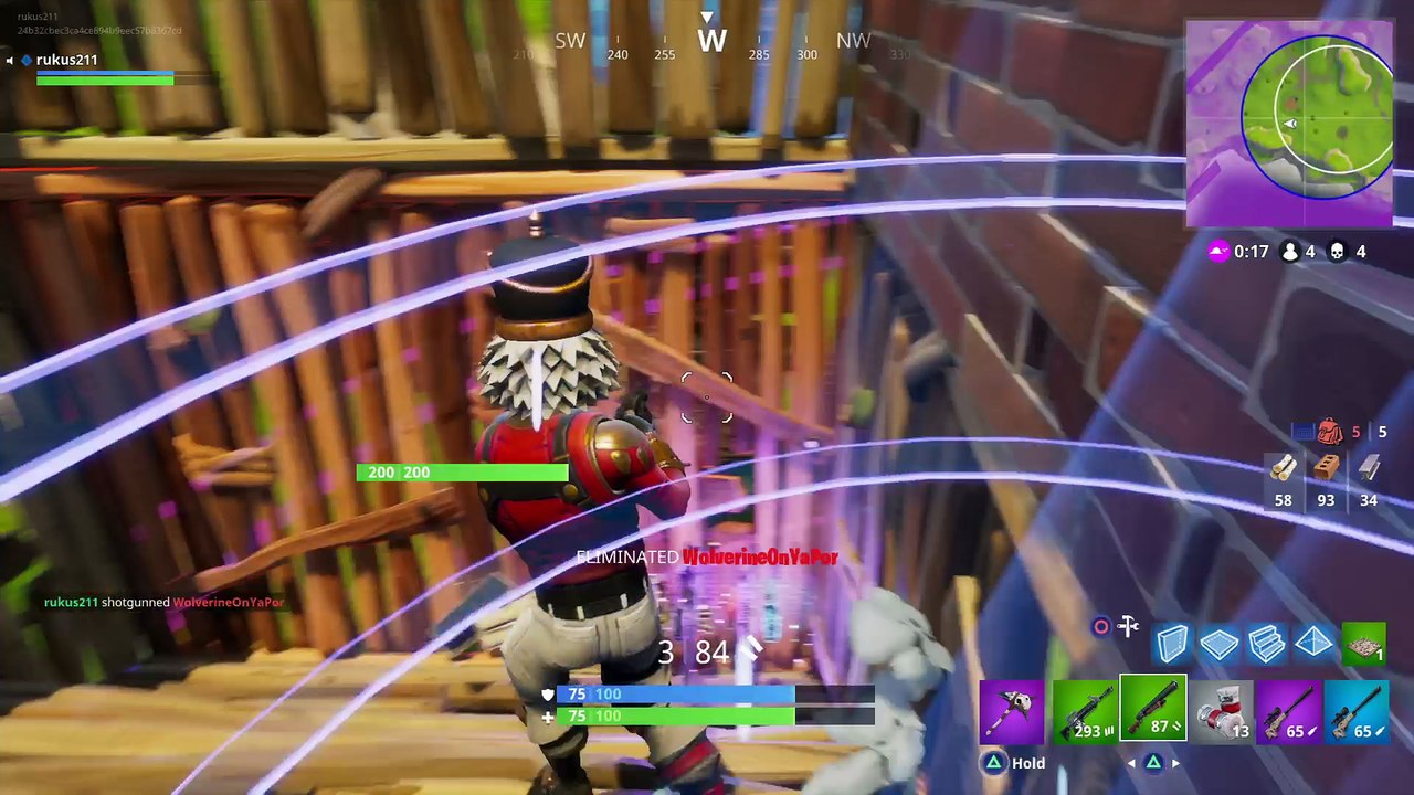 Sniped the second guy while he was jumping.