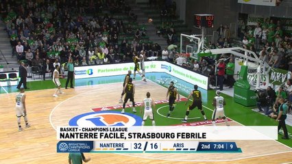 Basket Champions League - Les résumés d'Estudiantes - Strasbourg et Nanterre - Aris