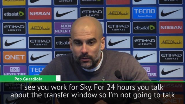 Guardiola coy on Sanchez January deal