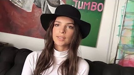 What has Emrat got under her bed - 2 minutes with Emily Ratajkowski - LOVE