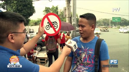 IT'S A SIGN: No motorcycles allowed