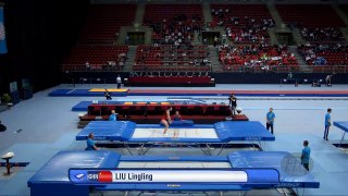 LIU Lingling (CHN) - 2017 Trampoline Worlds, Sofia (BUL) - Qualification Trampoline Routine