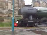 The 60103 'Flying Scotsman' in The Hadrian departing at Carlisle.