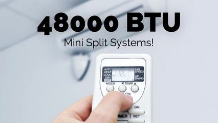 What is a 48000 btu mini split ductless in Minisplitwarehouse.com
