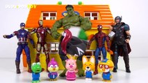 Thanos appeared! Go! Marvel Avengers Infinity War: Hulk, Spider Man, Iron Man! - DuDuPopTOY