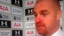 Sean dyche post Match interview vs Spurs 2 1 ☺