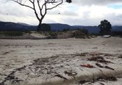Deadly Storms Cover Carpinteria Beach With Debris