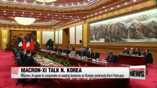 Macron, Xi agree to cooperate on easing tensions on Korean peninsula