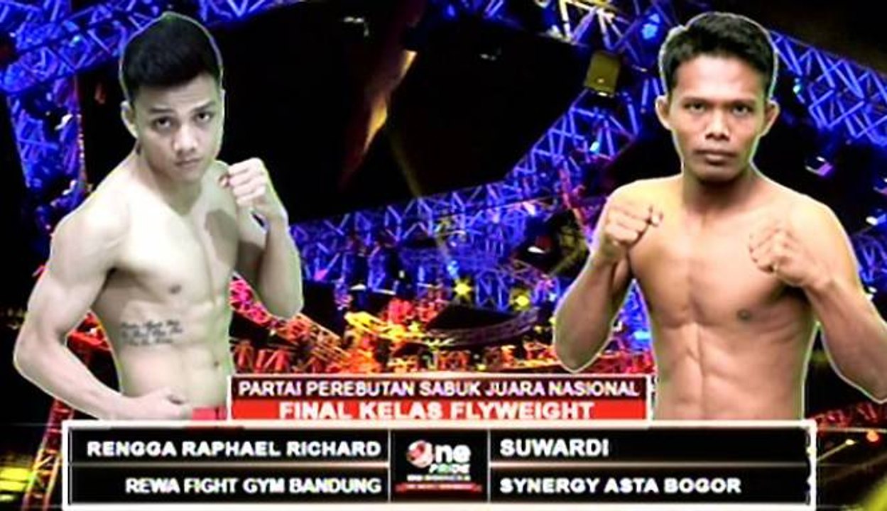 One Pride MMA Fly Weight, Rengga Raphael Richard VS Suwardi