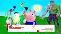 Miraculous Ladybug Peppa Pig Turma da Monica George Pig Cebolinha Hulk cascão Hawl Moht