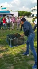 Automatic Fire Extinguisher Demo @  Voltas Factory