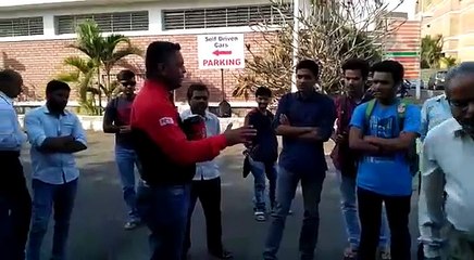 Automatic Fire Extinguisher Demo @ Symbiosys Institute