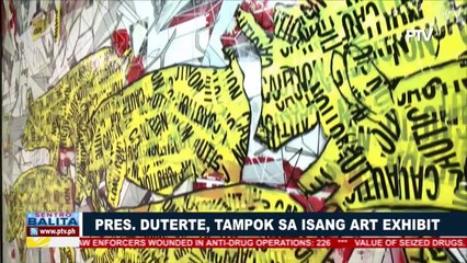 Pangulong Duterte, tampok sa isang art exhibit