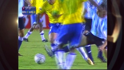 Brazil Vs Argentina (3-0), All goals_ All stars Team Brazil with Ronaldo, Kaka,