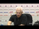 Coletiva de Imprensa Técnico - Emerson Leão - SPFC 1 x 0 Atlético MG