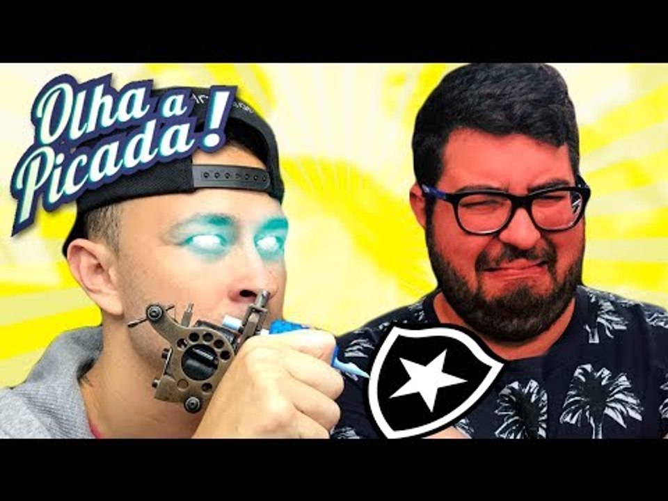 CHICO E FRED FAZEM TATUAGEM DO BOTAFOGO
