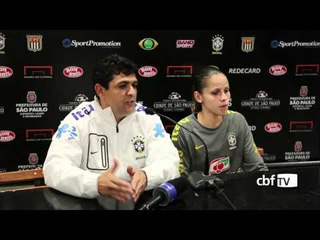 Coletiva de imprensa Brasil 5x1 Itália